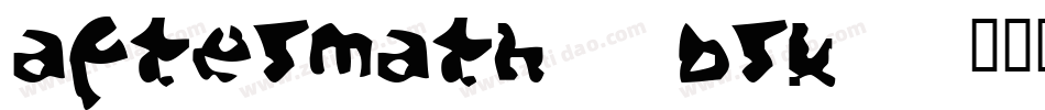 Aftermath (BRK)字体转换